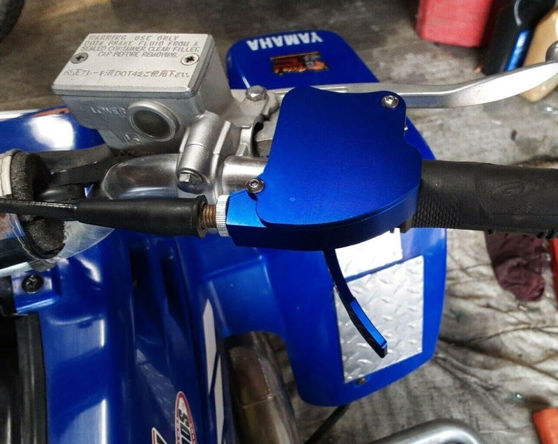 SFriding Universal 7/8" Handlebar Thumb Throttle, for Yamaha Banshee 350 Raptor 350 660R 700 YFZ450 Warrior 350 Bear Tracker 250, for Honda, for Suzuki, for Kawasaki, for Arctic Cat, Blue - Image 4